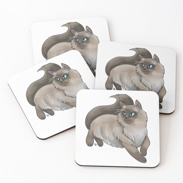 Item preview, Cat - Ragdoll Cat - Brown and Tan designed and sold by Jennifer Stolzer.