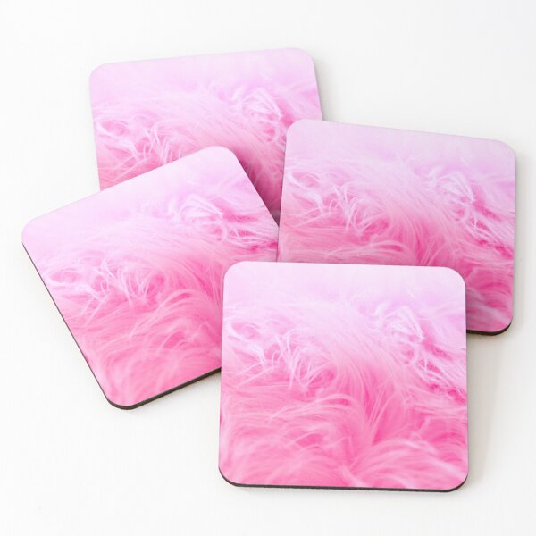 Artikelvorschau, flauschiger kuscheliger rosa Plüsch entworfen und verkauft von BlueRoseHeart.