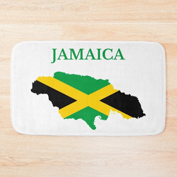 Item preview, Jamaica flag map designed and sold by marosharaf.