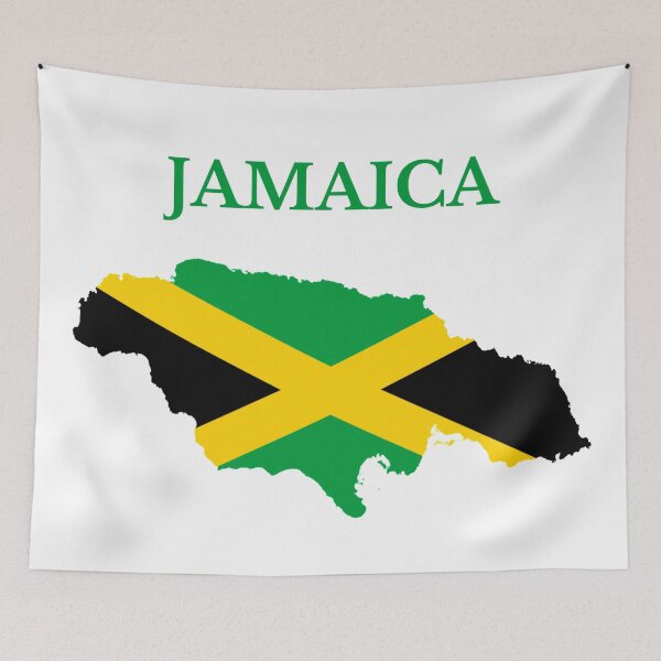 Item preview, Jamaica flag map designed and sold by marosharaf.