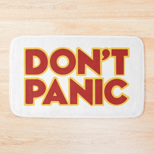 Item preview, Hitchhiker Galaxy Don't Panic designed and sold by ijoshtherefore.