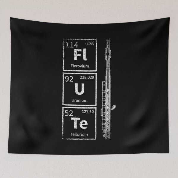 Item preview, Periodic table flute designed and sold by bestshirtdesign.