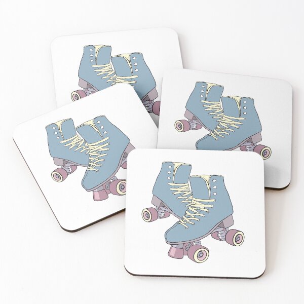 Item preview, blue roller skates  designed and sold by caitlinyackley.