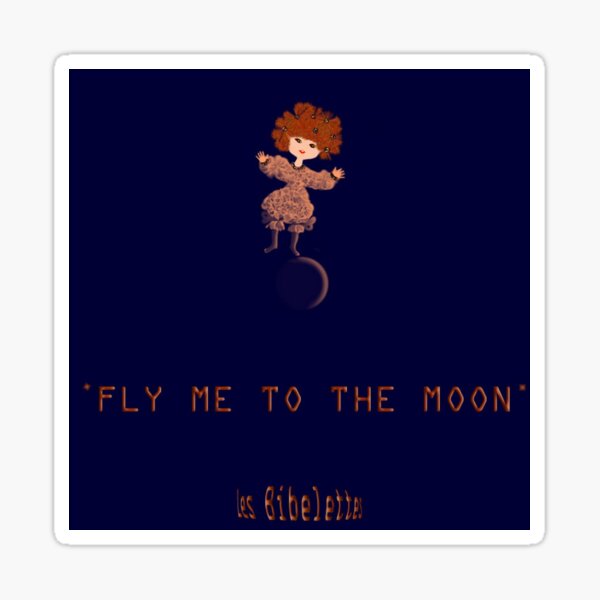 Aperçu de l'œuvre To the moon Les Bibelettes créée et vendue par LesBibelettes.