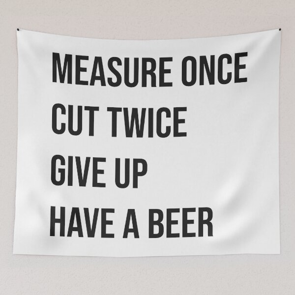 Item preview, Measure once and give up designed and sold by anexperiment.