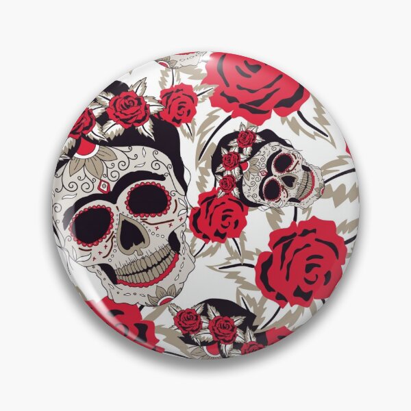 Item preview, Floral skull Leaves Pattern Face Women Mask designed and sold by 2blackcherries.