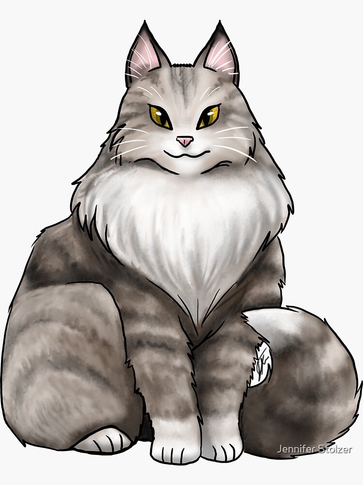 Mane Coon Cat - Tabby by jameson9101322