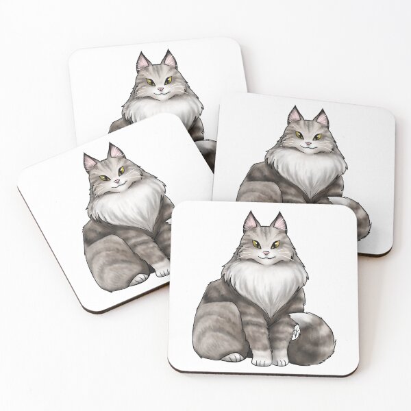 Item preview, Cat - Mane Coon Cat - Tabby designed and sold by Jennifer Stolzer.