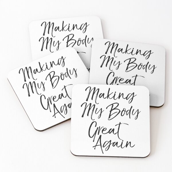 Item preview, Making My Body Great Again Funny Keto Quote designed and sold by TNDesignStudio.
