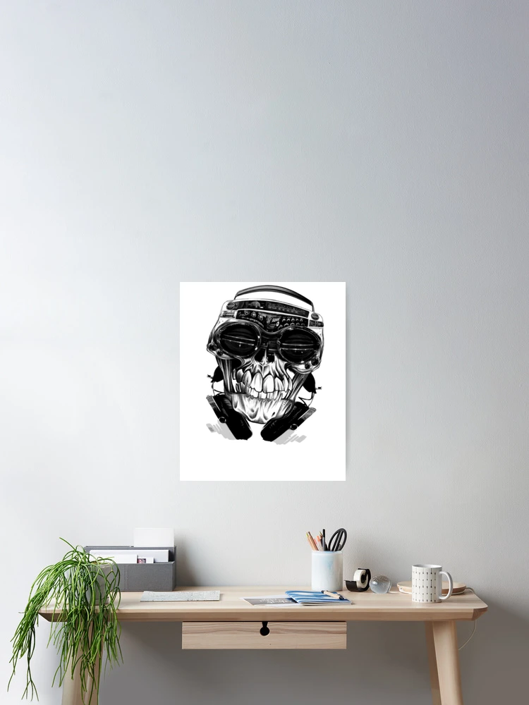 Thumbnail 2 of 3, Poster, Skull Rocker designed and sold by Lawrence56.