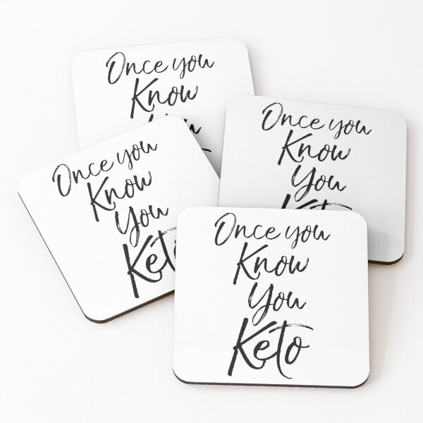 Item preview, Once You Know You Keto Funny Keto Quote designed and sold by TNDesignStudio.
