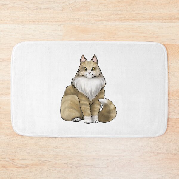 Item preview, Cat - Mane Coon Cat - Orange designed and sold by Jennifer Stolzer.