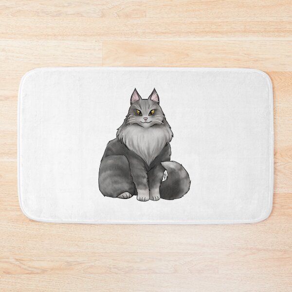 Item preview, Cat - Mane Coon Cat - Gray designed and sold by Jennifer Stolzer.