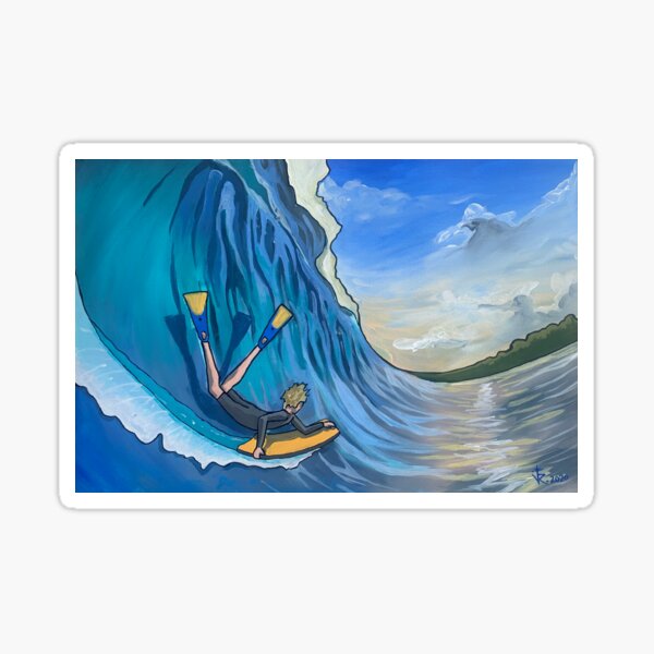 Bodyboarding Stickers Redbubble