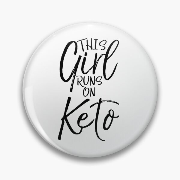 Item preview, This Girl Runs on Keto Funny Keto Quote designed and sold by TNDesignStudio.