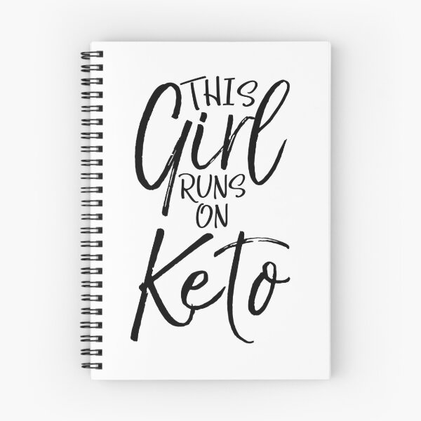 Item preview, This Girl Runs on Keto Funny Keto Quote designed and sold by TNDesignStudio.