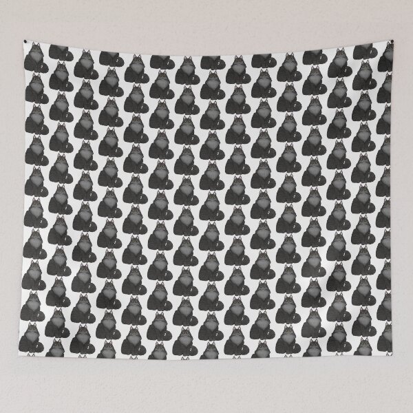 Item preview, Cat - Mane Coon Cat - Black designed and sold by Jennifer Stolzer.