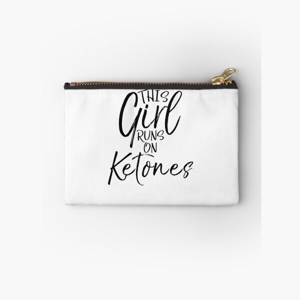 Item preview, This Girl Runs on Ketones Funny Keto Quote designed and sold by TNDesignStudio.