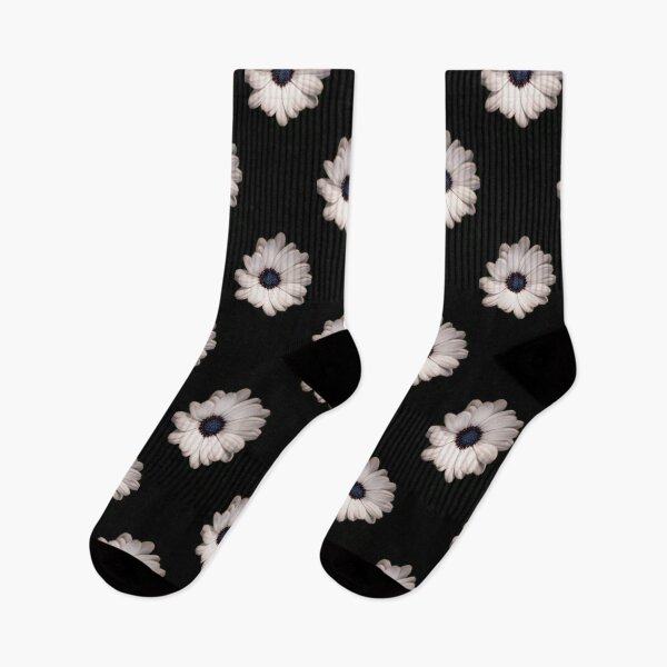 Item preview, White flower on black background designed and sold by philippe souvy.