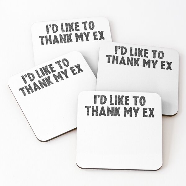 Item preview, I'd Like To Thank My Ex / boyfriend girlfriend funny gift t-shirt / divorce shirt single's day designed and sold by Noussairox.