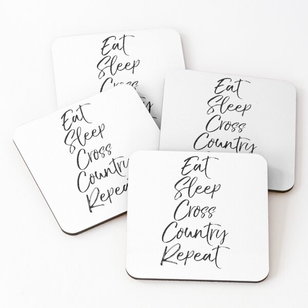 Item preview, Cute Eat Sleep Cross Country Repeat Funny Running Quote designed and sold by TNDesignStudio.