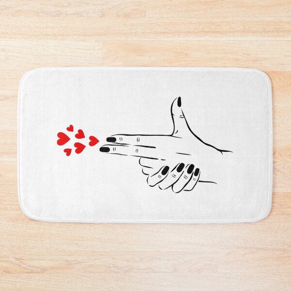 Item preview, WOMAN HAND SCHOOTING HEARTS, GUNHAND BY SUBGIRL designed and sold by SUBGIRL.