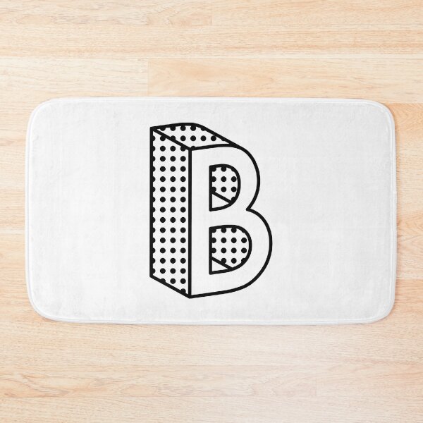 Item preview, 3D Ben Day Dot Isometric Letter B designed and sold by murialbezanson.