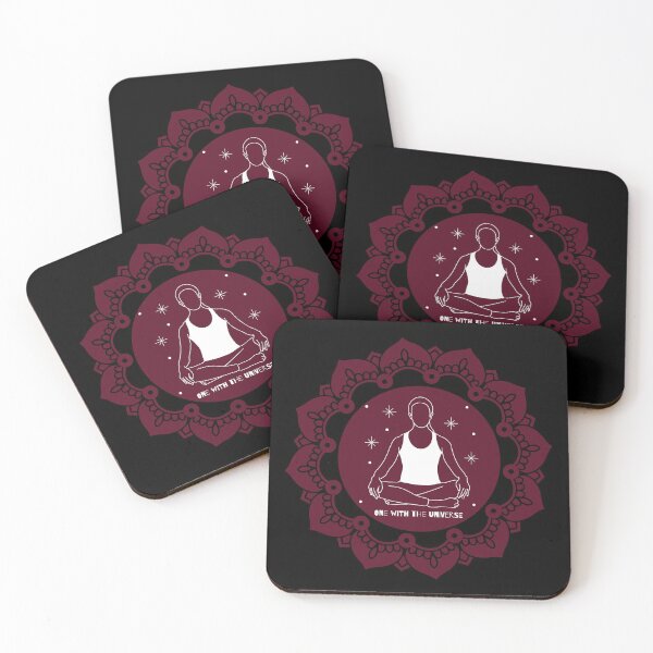 Item preview, One with the Universe Yoga Mandala Mindfulness Meditation designed and sold by Bragamontes.