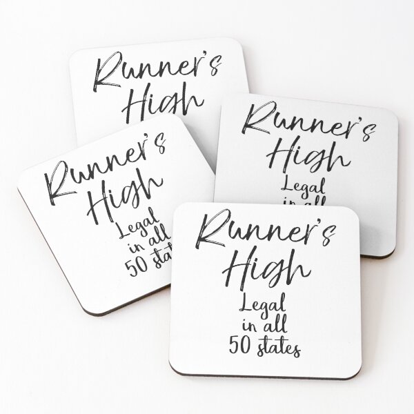 Item preview, Joke Runner's High Legal in All 50 States Funny Running Quote designed and sold by TNDesignStudio.