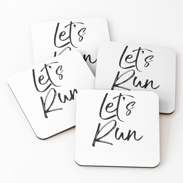 Item preview, Let's Run Funny Running Quote designed and sold by TNDesignStudio.