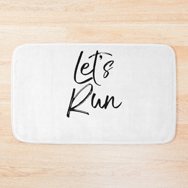 Item preview, Let's Run Funny Running Quote designed and sold by TNDesignStudio.