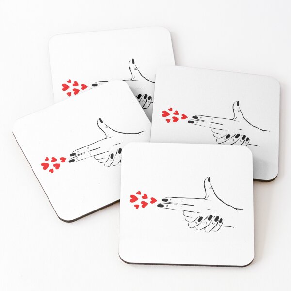 Item preview, WOMAN HAND SCHOOTING HEARTS, GUNHAND BY SUBGIRL designed and sold by SUBGIRL.