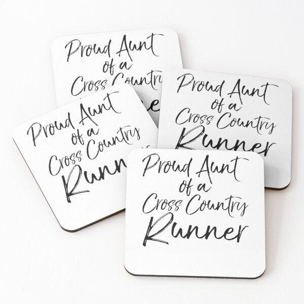 Item preview, Proud Aunt of a Cross Country Runner Funny Running Quote designed and sold by TNDesignStudio.