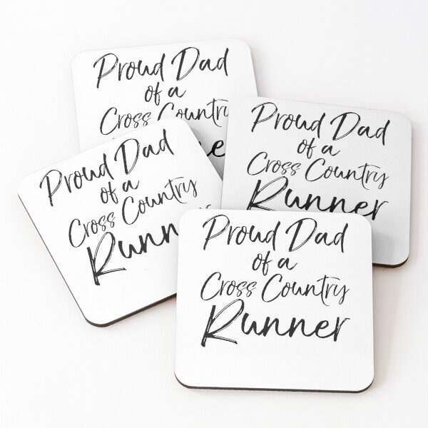 Item preview, Proud Dad of a Cross Country Runner Funny Running Quote designed and sold by TNDesignStudio.