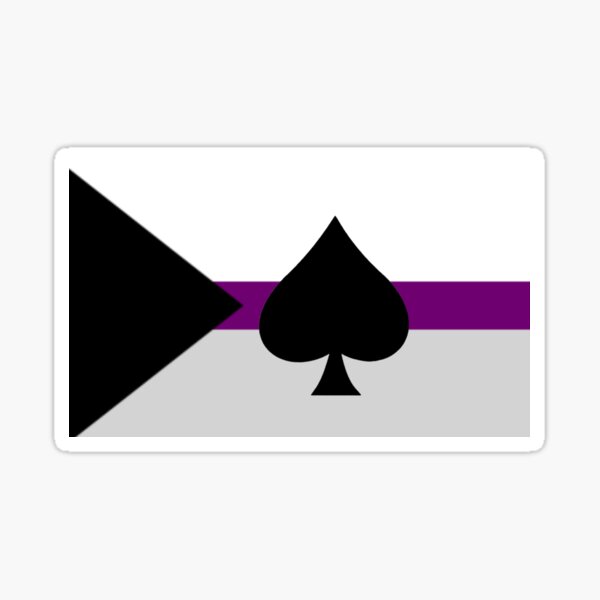  quot Asexual Demiromantic Pride quot Sticker for Sale by aceoftays Redbubble