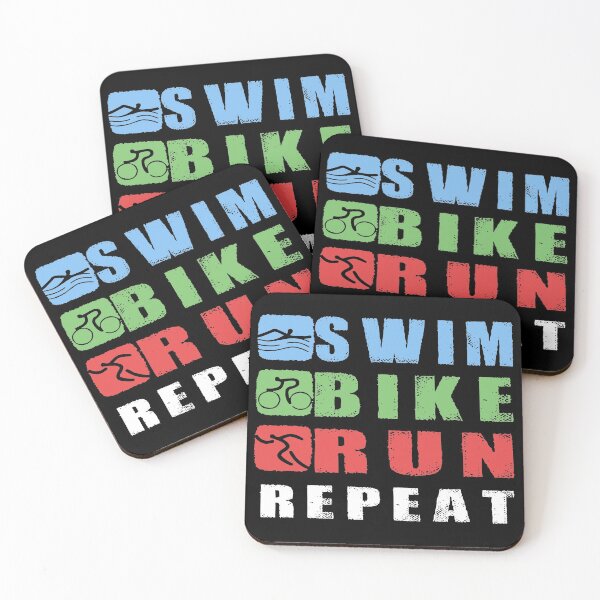 Item preview, Triathlon- Swim, Bike, Run Repeat designed and sold by SmartStyle.