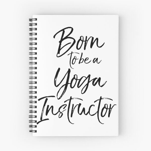 Item preview, Born to be a Yoga Instructor Cute Yoga Quote designed and sold by TNDesignStudio.