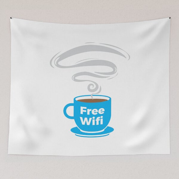 Item preview, Coffee cup with WiFi signage designed and sold by 397HOUSE Your happy time.