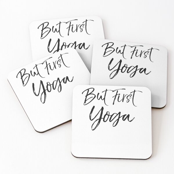 Item preview, But First Yoga Cute Yoga Quote designed and sold by TNDesignStudio.