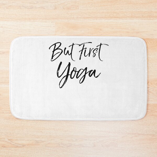 Item preview, But First Yoga Cute Yoga Quote designed and sold by TNDesignStudio.