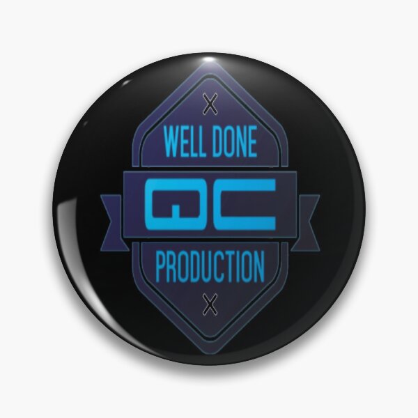 Item preview, WellDone Qc Production Logo Gaming - #1 Blue No Effect designed and sold by Brazz Official.