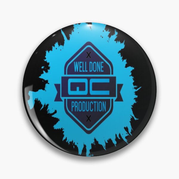 Item preview, WellDone Qc Production Logo Gaming - #1 Blue with Drips designed and sold by Brazz Official.