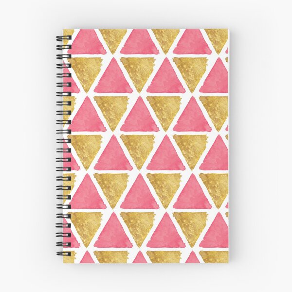 Item preview, Pink and Gold Triangles designed and sold by AnastasiaDesign.