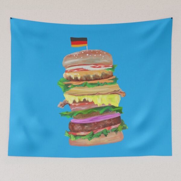 Item preview, Tall Burger with Germany Flag designed and sold by lcchde.