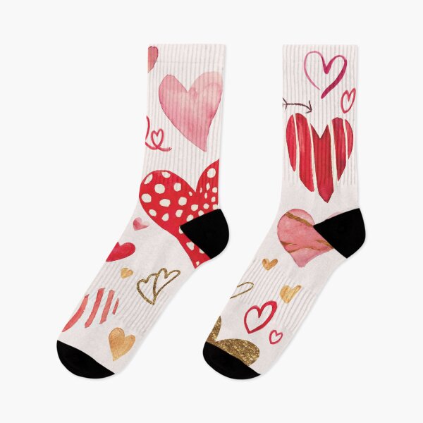 Item preview, Cute Colorful Hearts Pattern designed and sold by AnastasiaDesign.