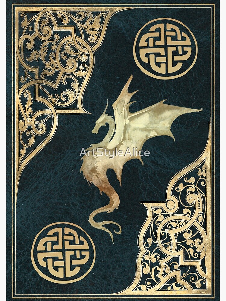 Dragon Grimoire Magic Book Hardcover Journal for Sale by ArtStyleAlice