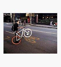 Street Bikes Photographic Print