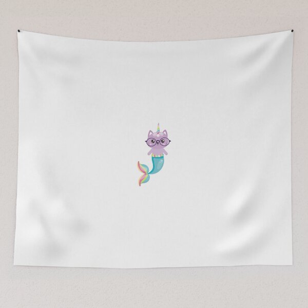 Item preview, Cat Unicorn Cute Cat Purple Unicorn mermaid  for all unicorn lovers  designed and sold by ToniaKroeger.