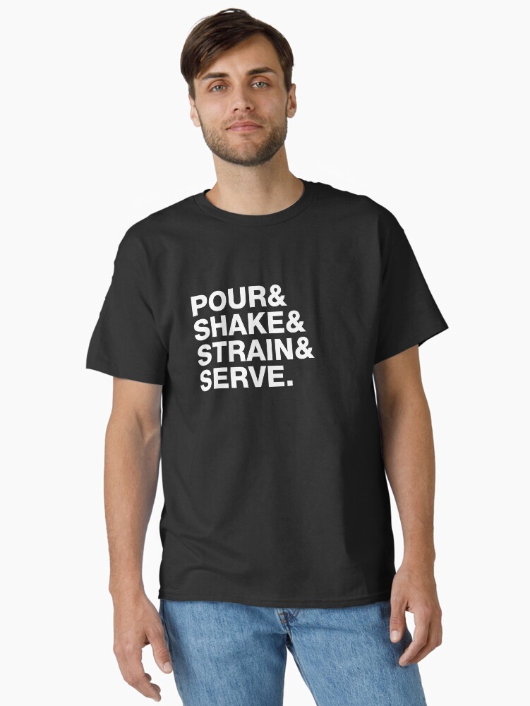 Thumbnail 2 of 7, Classic T-Shirt, Cocktail making method designed and sold by plzLOOK.