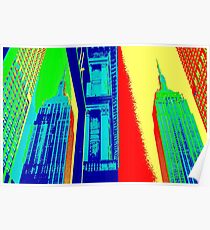 Empire State Building Reflection Poster